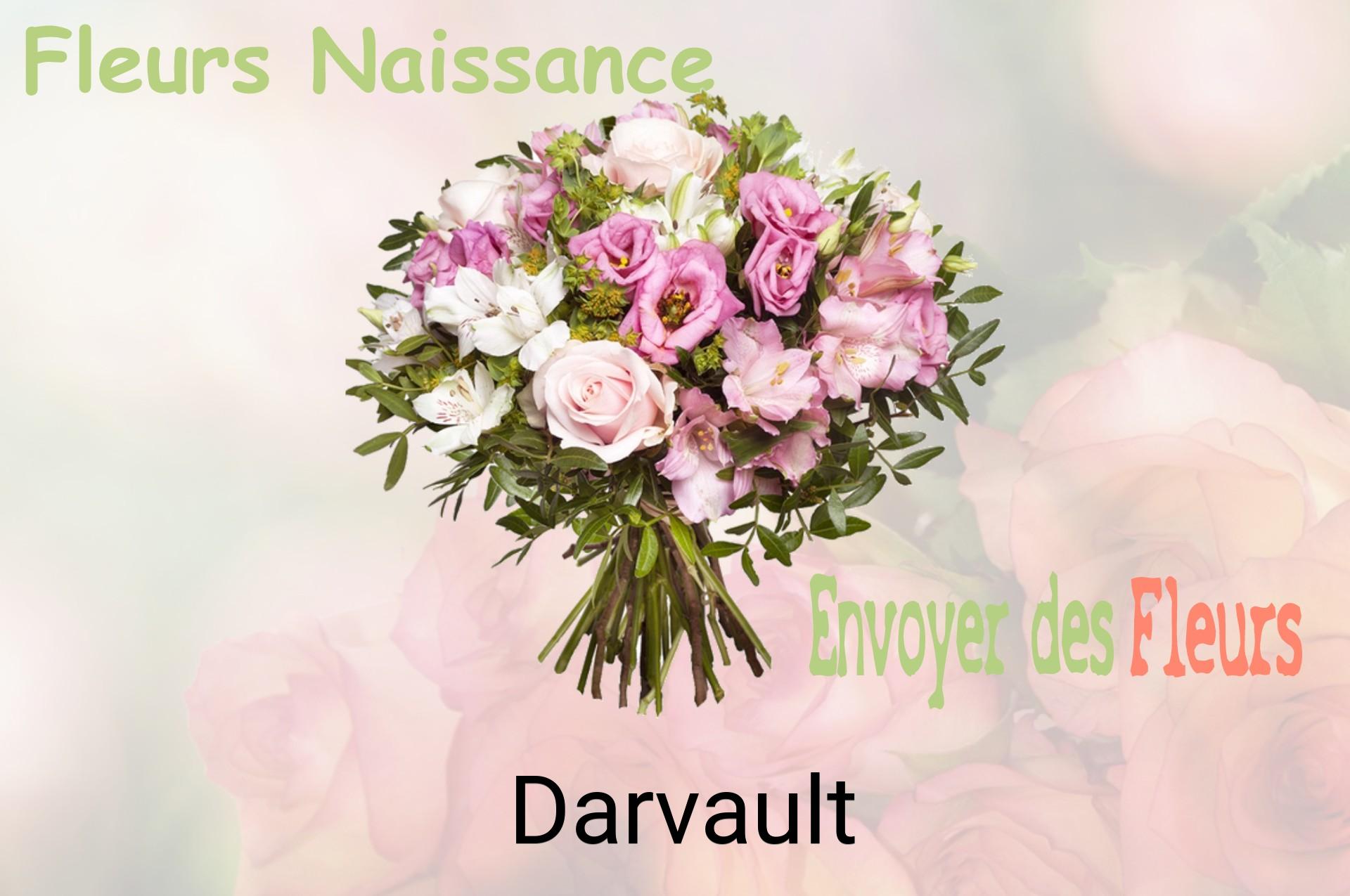 Bouquet de fleurs de naissance livré à Darvault